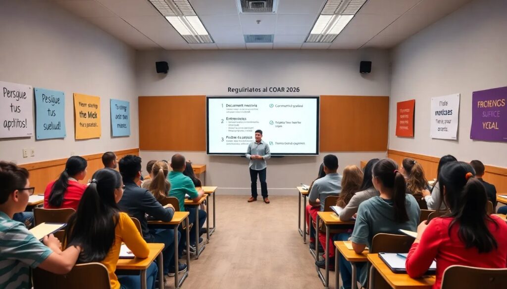 Requisitos para postular al COAR 2026